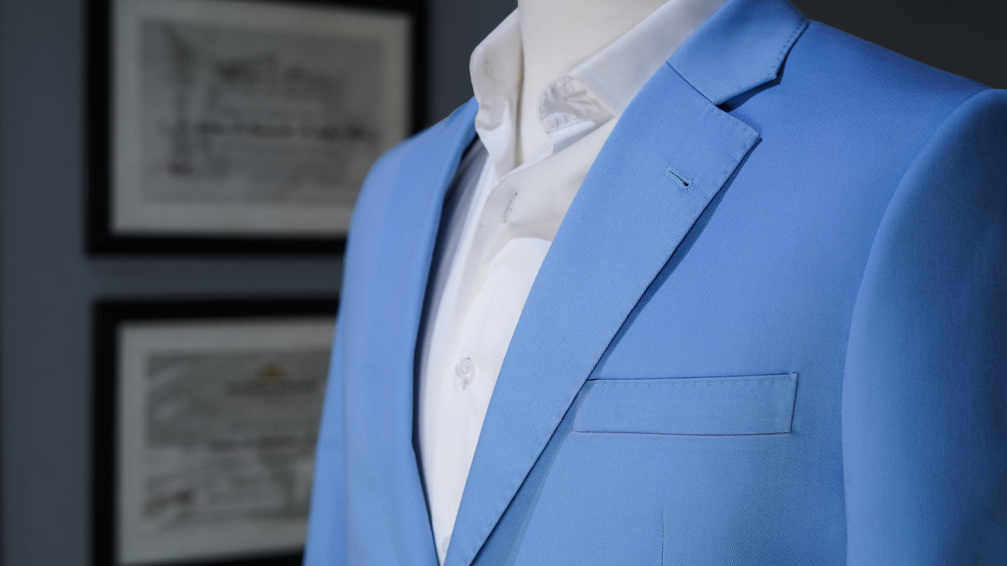 AS Light Blue Bespoke Suit