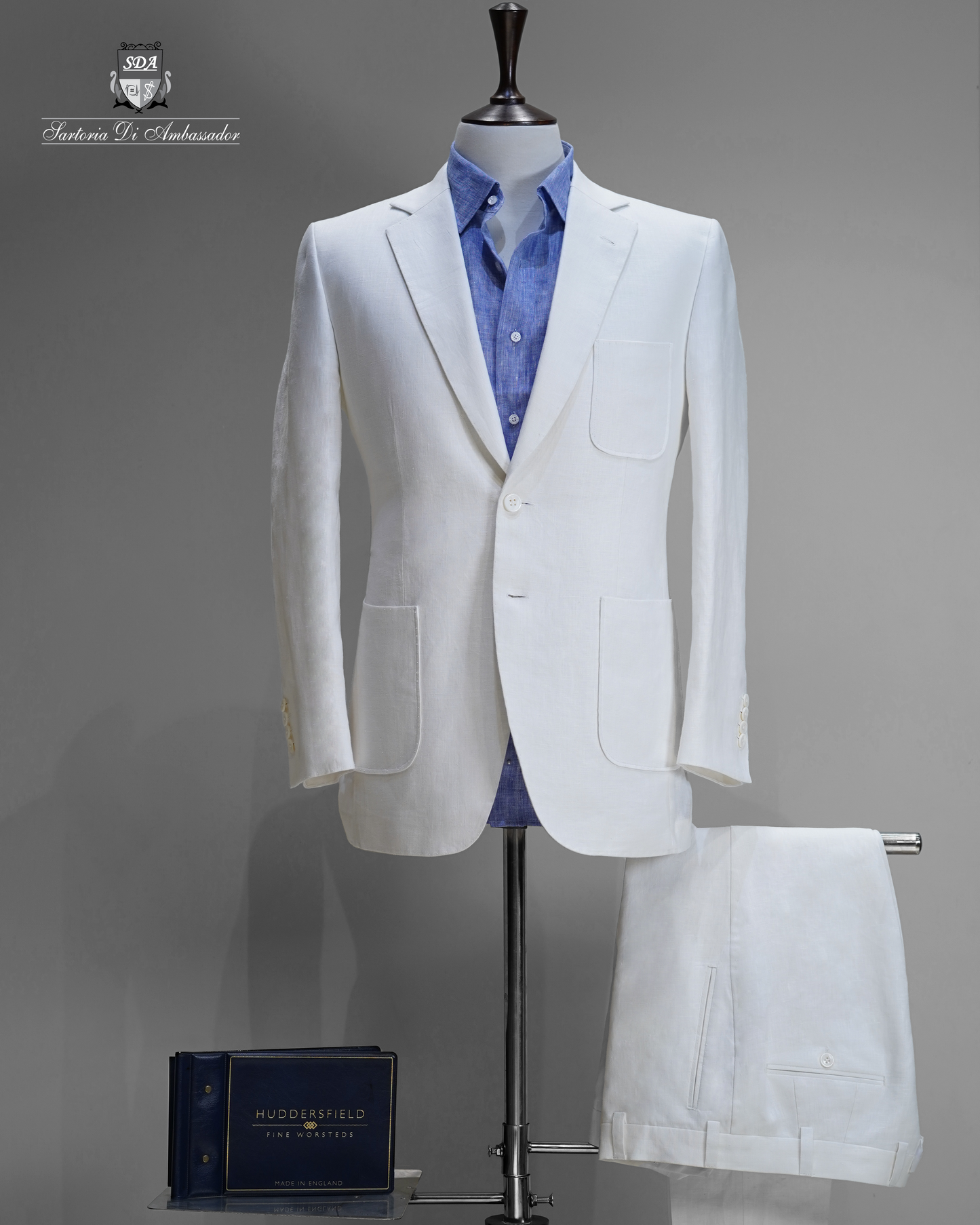 AS Linen Bespoke Suit | White