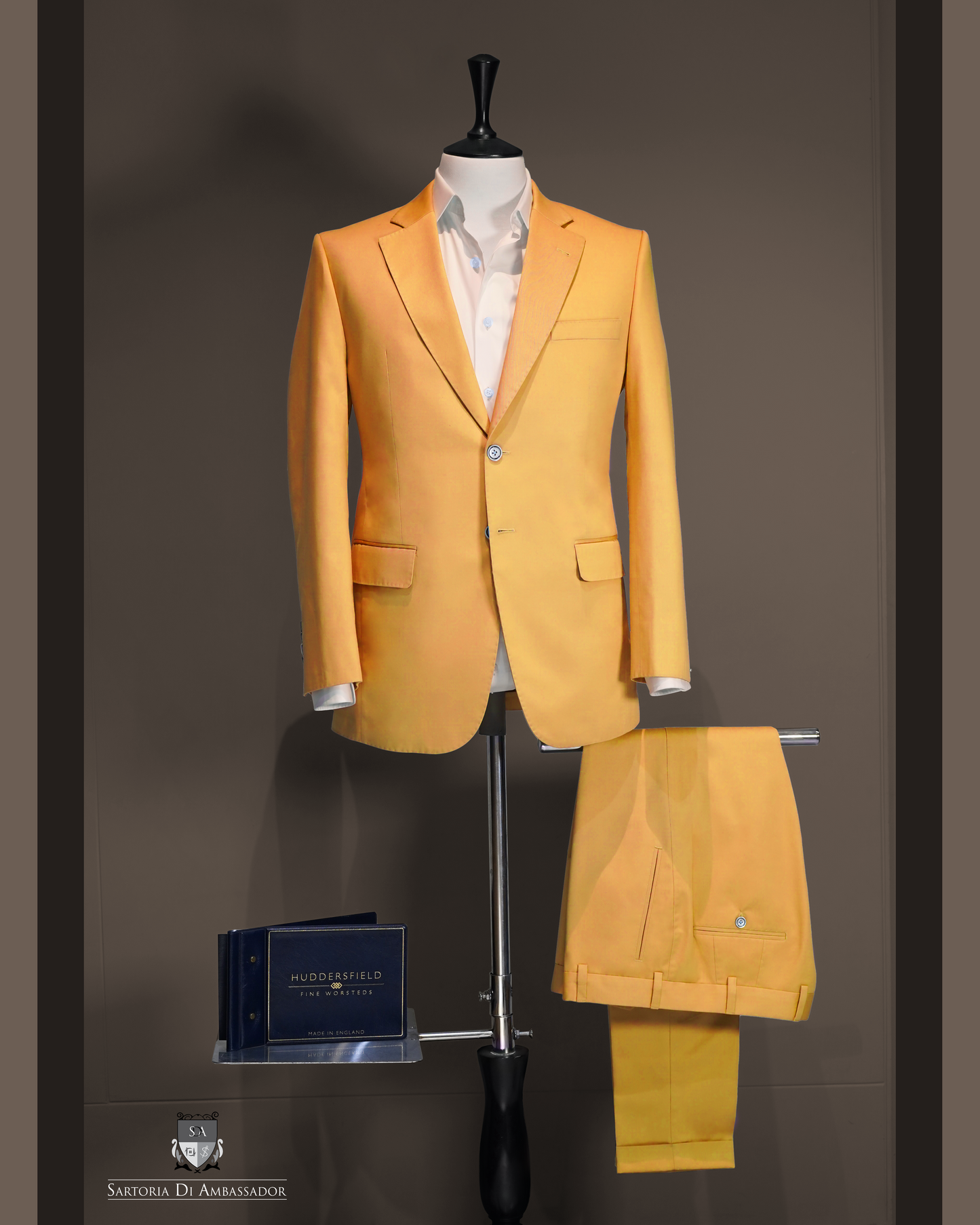 Pastel Orange Bespoke Suit