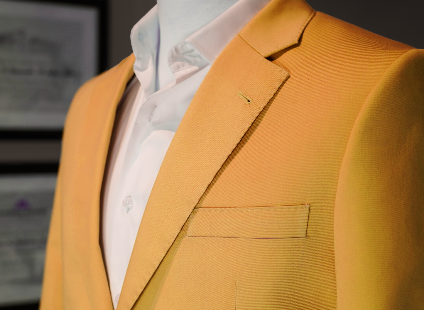 Pastel Orange Bespoke Suit