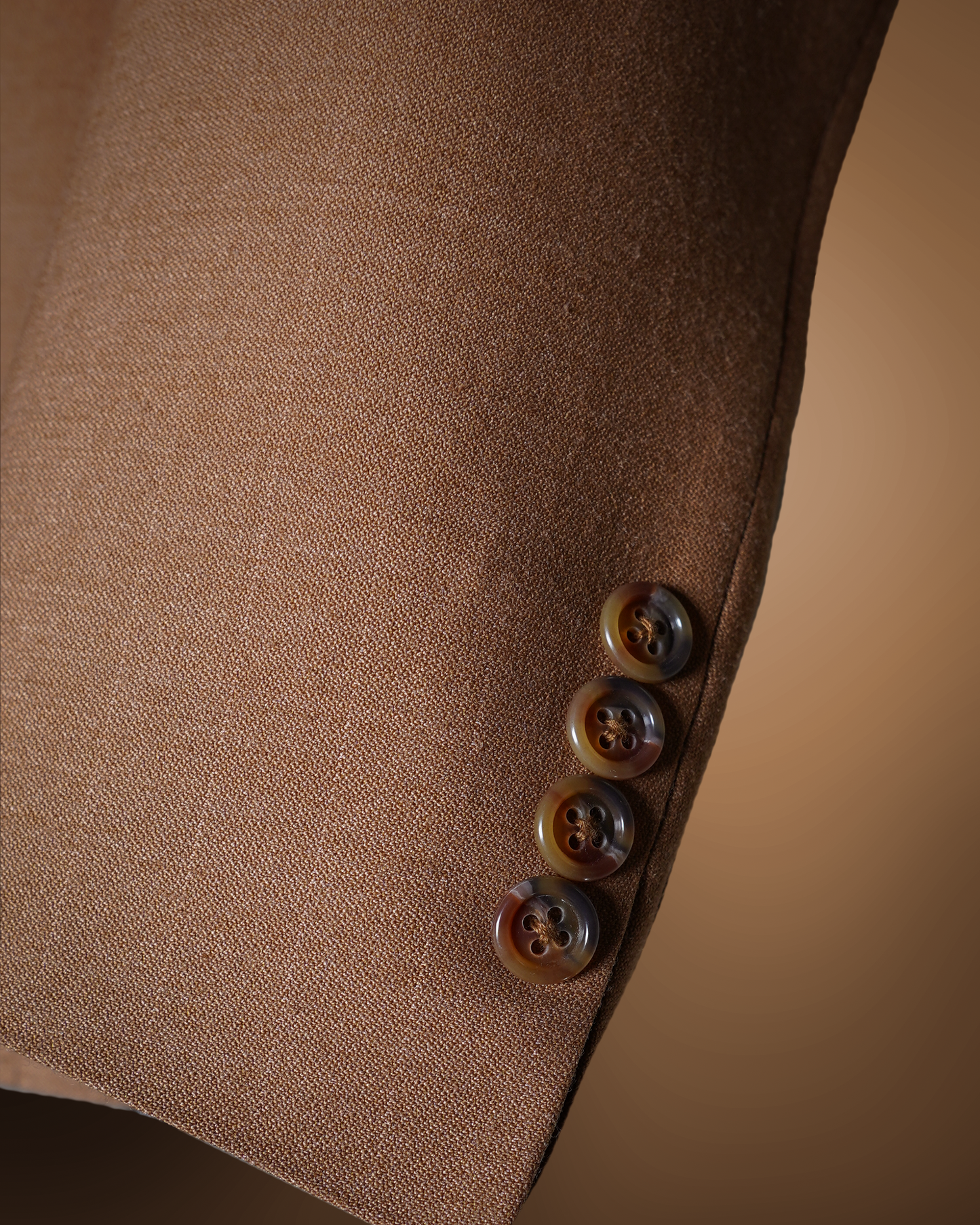 Caramel-Brown Bespoke Suit